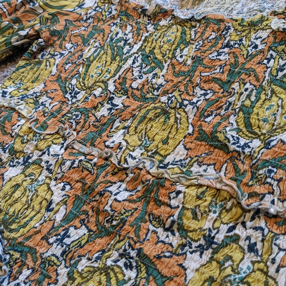 Anthropologie Smocked Top Size XL - Picture 4 of 6